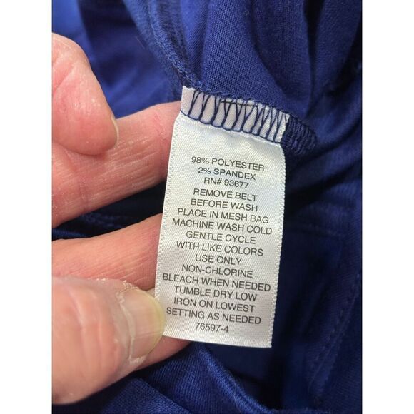 Liz Claiborne royal blue wide leg dress pants/casual pants size 2P - Picture 12 of 12